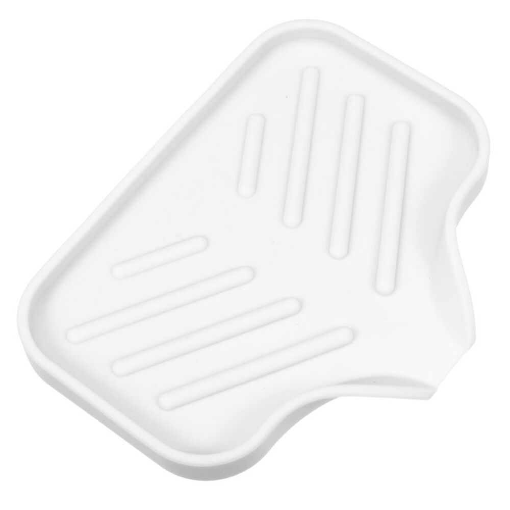 Soap Dish, Soap Cleaning Storage, Keep Soap Dry for Home White